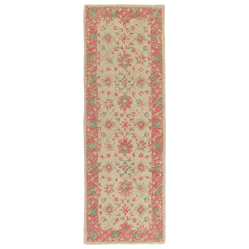 Indoor/Outdoor Hand-Tufted Robinson Teal Polyester Rug (4'0 x 6'0)
