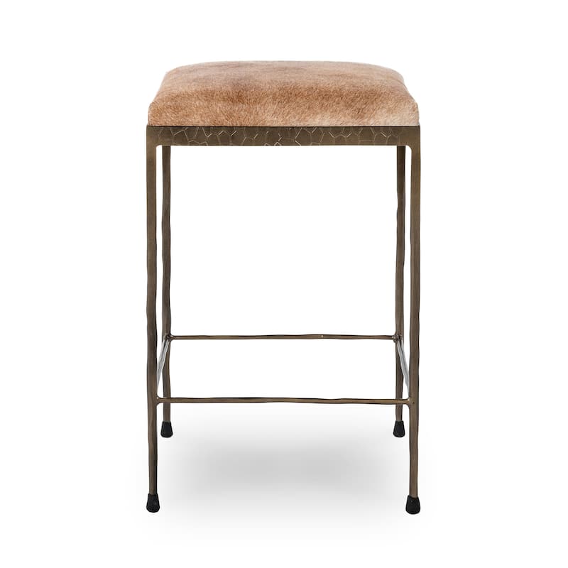 Classic Home Bose Leather Counter Stool
