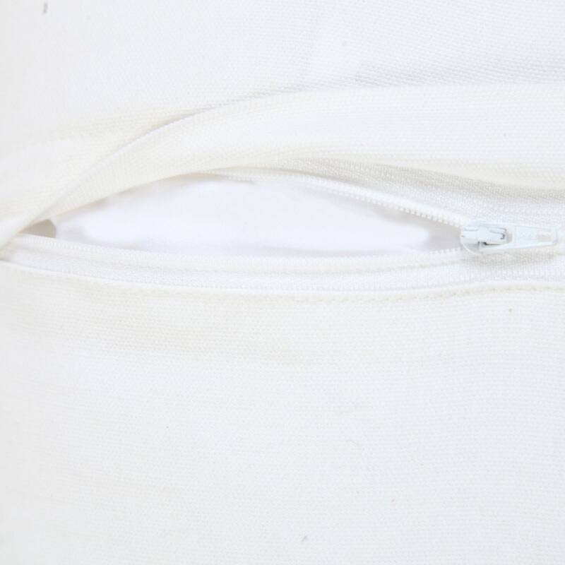 20" Gray Solid Fringe Square Throw Pillow