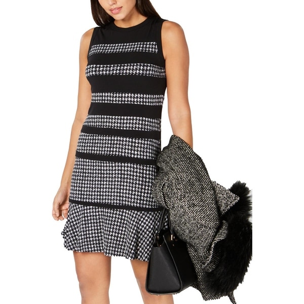 michael kors houndstooth dress