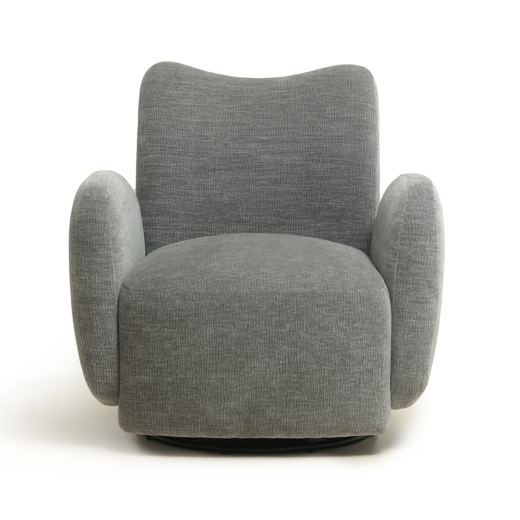 Swivel Chair Accent Chair Sofa Chair with Armrests, Leisure Chair Padded Chair Club Chair for Living Room