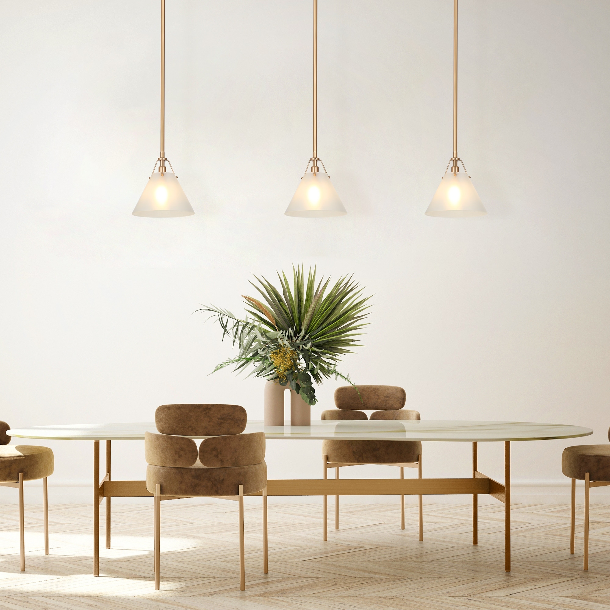 Frosted glass kitchen pendant lights 2025