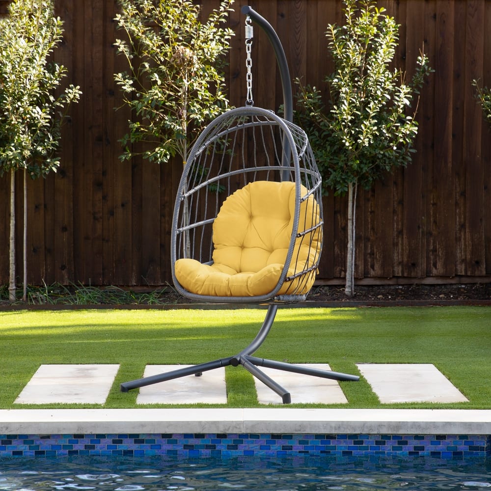 Sorra Home Indoor/Outdoor Egg Chair Cushion - Cushion Only