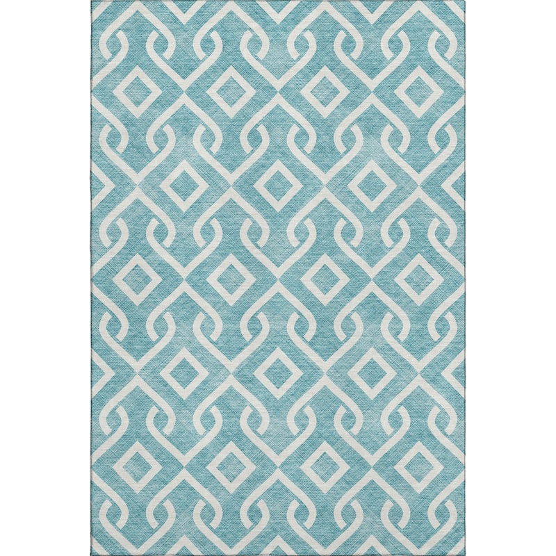 Premium Washable Super Soft Modern Medallions Mayfield Rug