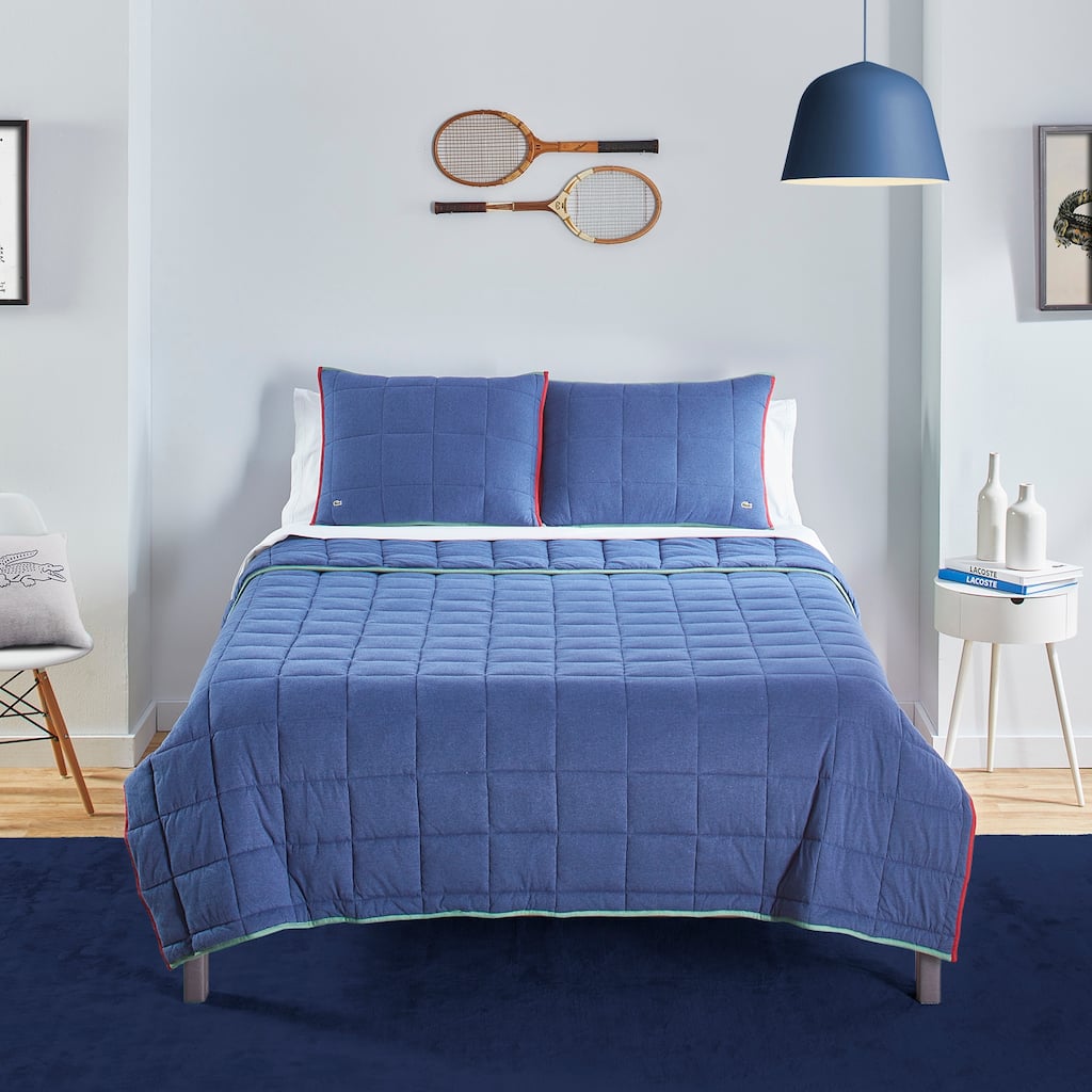 Lacoste Westover 3-Piece Cotton Quilt Set