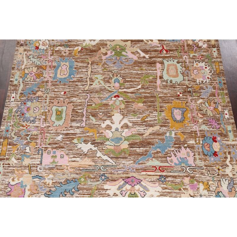 Vegetable Dye Traditional Ziegler Oriental Area Rug Wool Hand-knotted - 8'2" x 9'9"