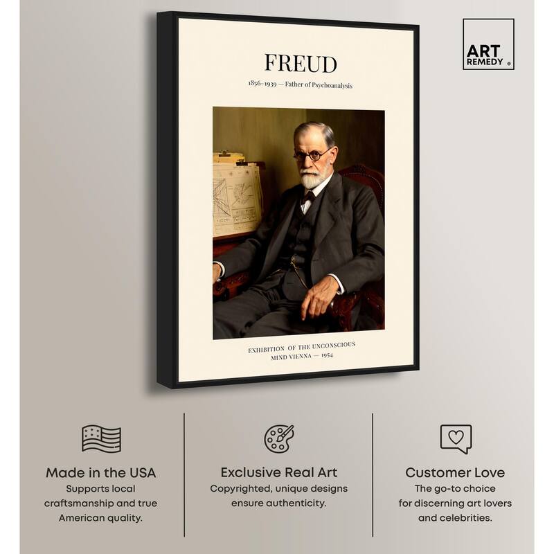 Father of Psychoanalysis Canvas by Art Remedy