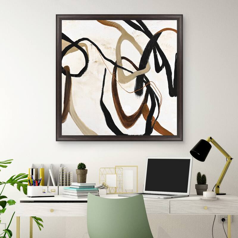 Masterpiece Art Gallery| Once Again by Design Fabrikken - Framed Canvas Print