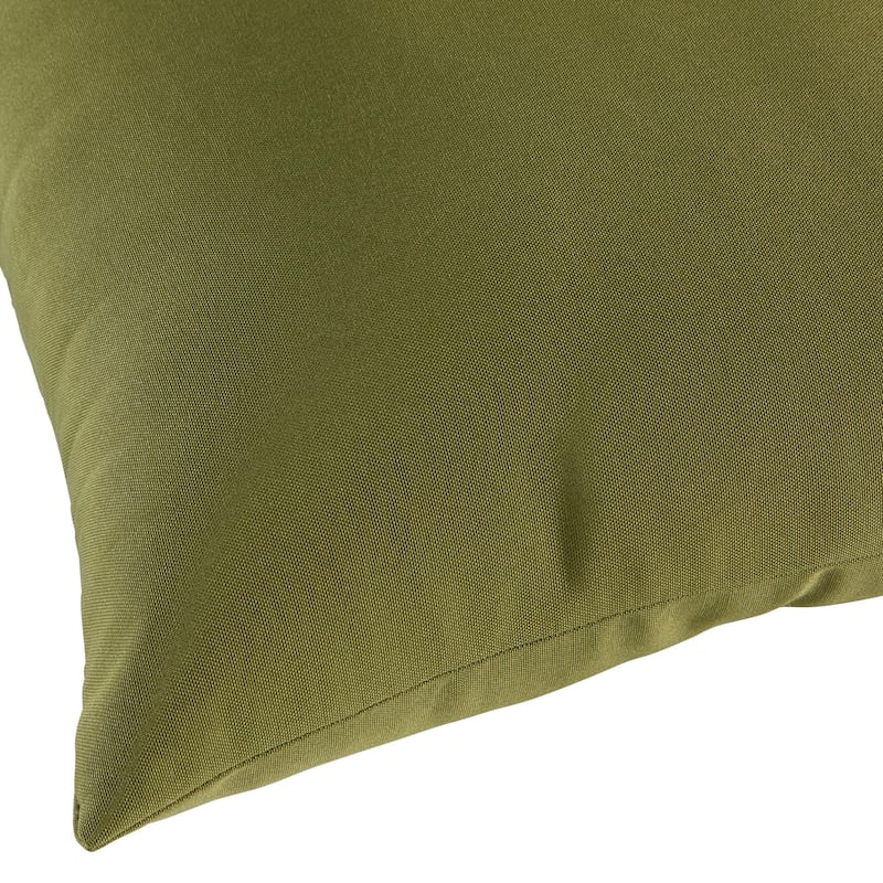 Rectangular Outdoor 12-inch x 19-inch Summerside Green Accent Pillows (Set of 2)