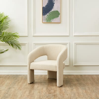 SAFAVIEH Couture Roseanna Modern Accent Chair (Fully Assembled) - 28.5 in. W x 27.2 in. D x 30.7 in. H