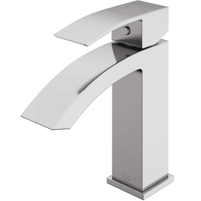VIGO Satro 7" H Single Handle Single Hole Bathroom Faucet