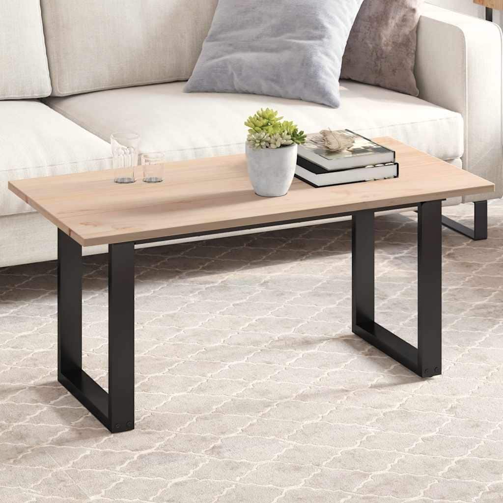 vidaXL Table Top Natural Wood Solid pine wood 39.4x19.7 in Durable - 19.7 x 39.4 x 0.7 in