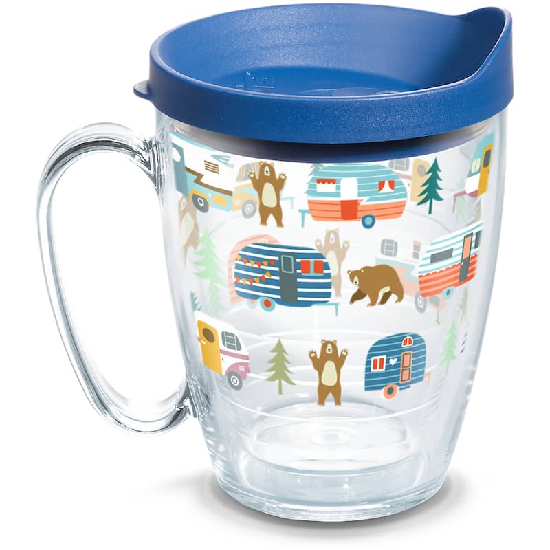 Tervis Trailer Bears Made in USA Double Walled Insulated Travel Tumbler, Classic - 16oz Mug - 16oz Mug