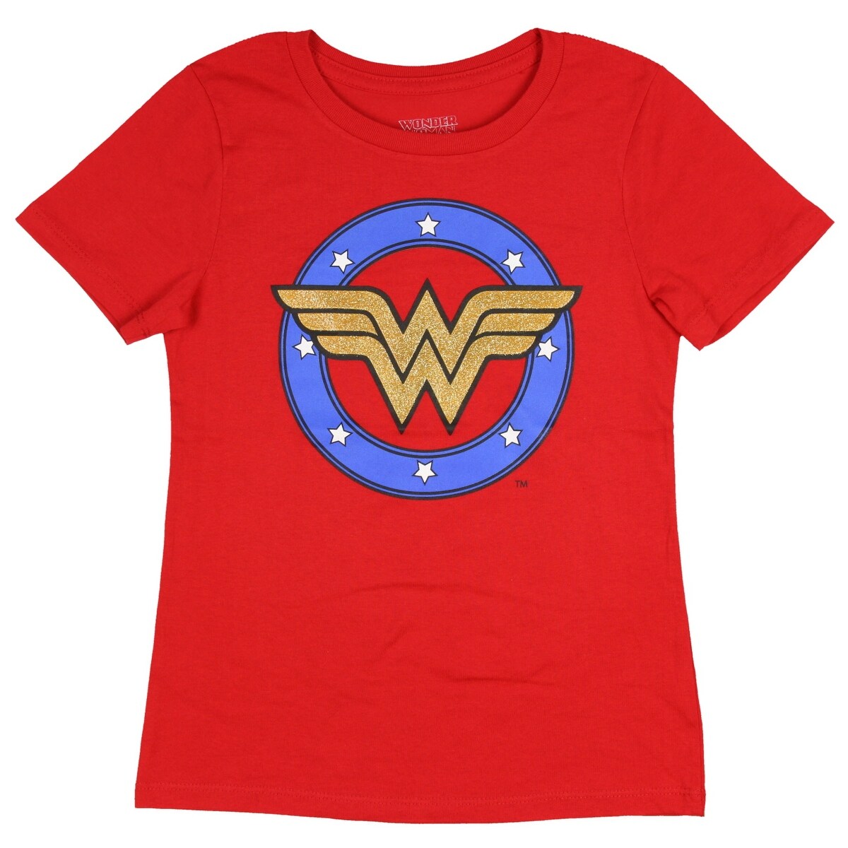 Shop Dc Comics Wonder Woman Shirt Girls Shield Costume Gold