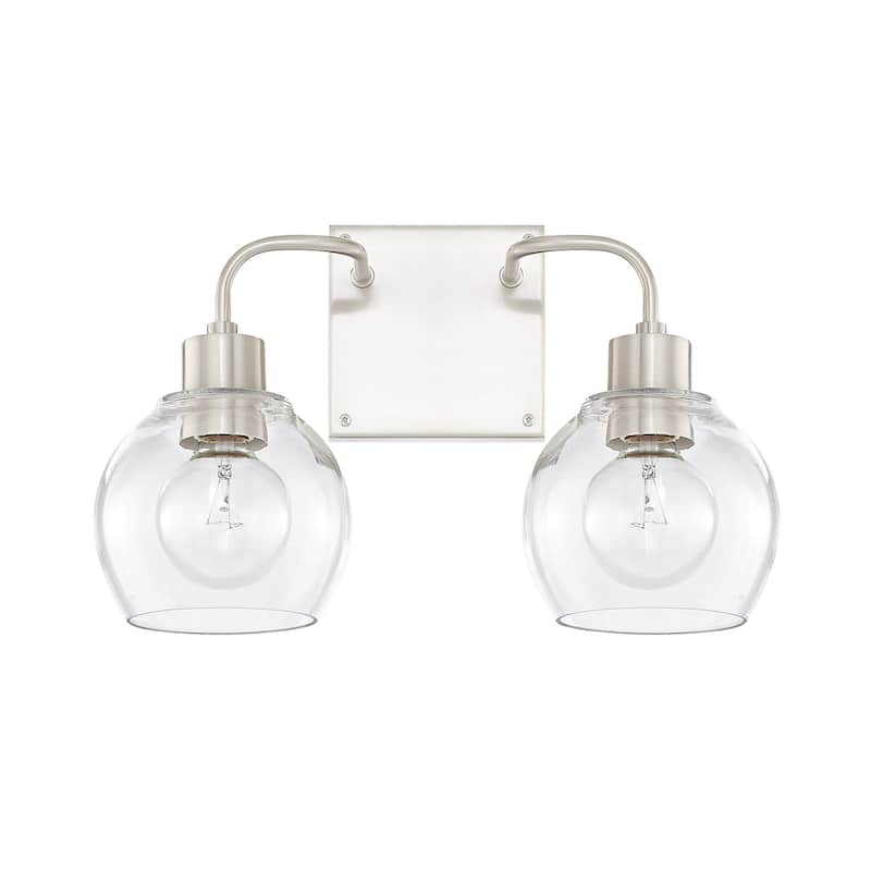 Tanner 2-light Bath/ Vanity Fixture - Brushed Nickel