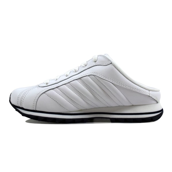white mule tennis shoes