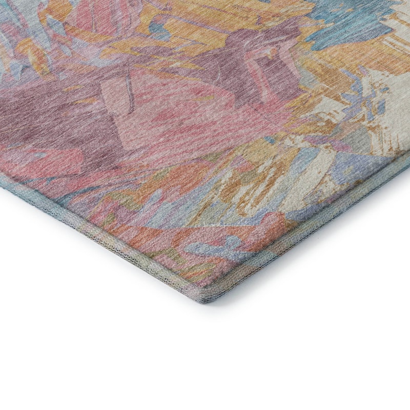 Premium Washable Super Soft Modern Brushstrokes Mayfield Rug