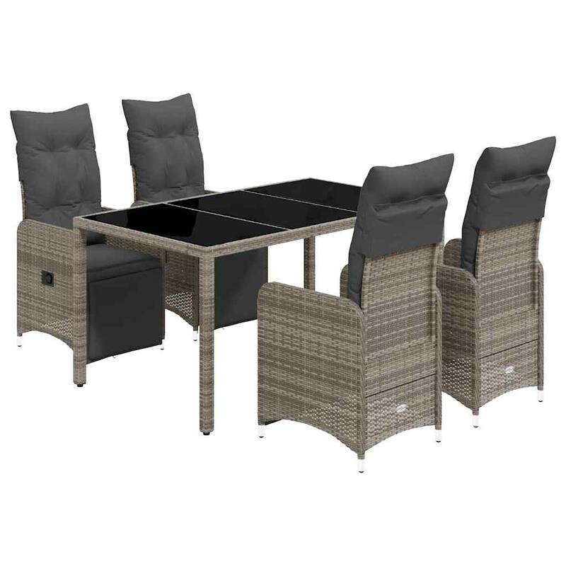 vidaXL Bistro Set Grey - 21.5 x 23.0 x 36.2