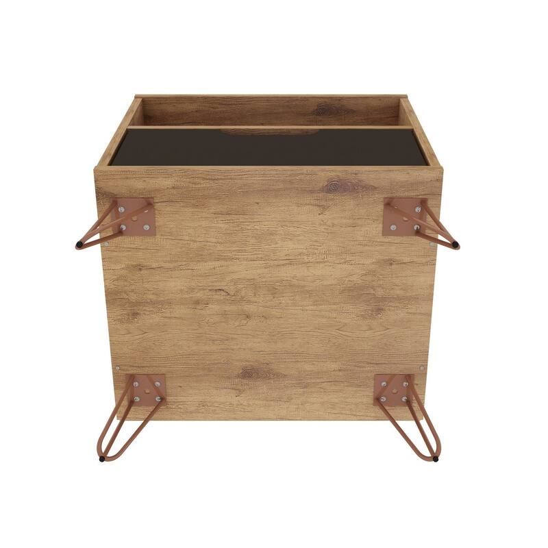 Carson Carrington Bandene Mid-century Modern 1-drawer Wood Nightstand