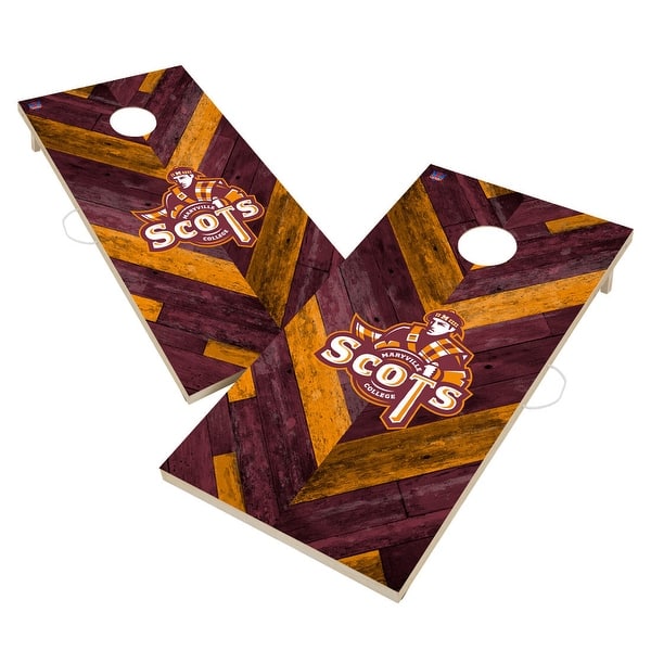 slide 2 of 6, Maryville College Scots Cornhole Board Set 16 Years and Up