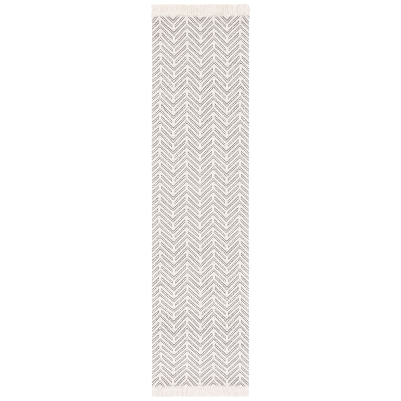 SAFAVIEH Handmade Natura Kazumi Wool Fringe Rug