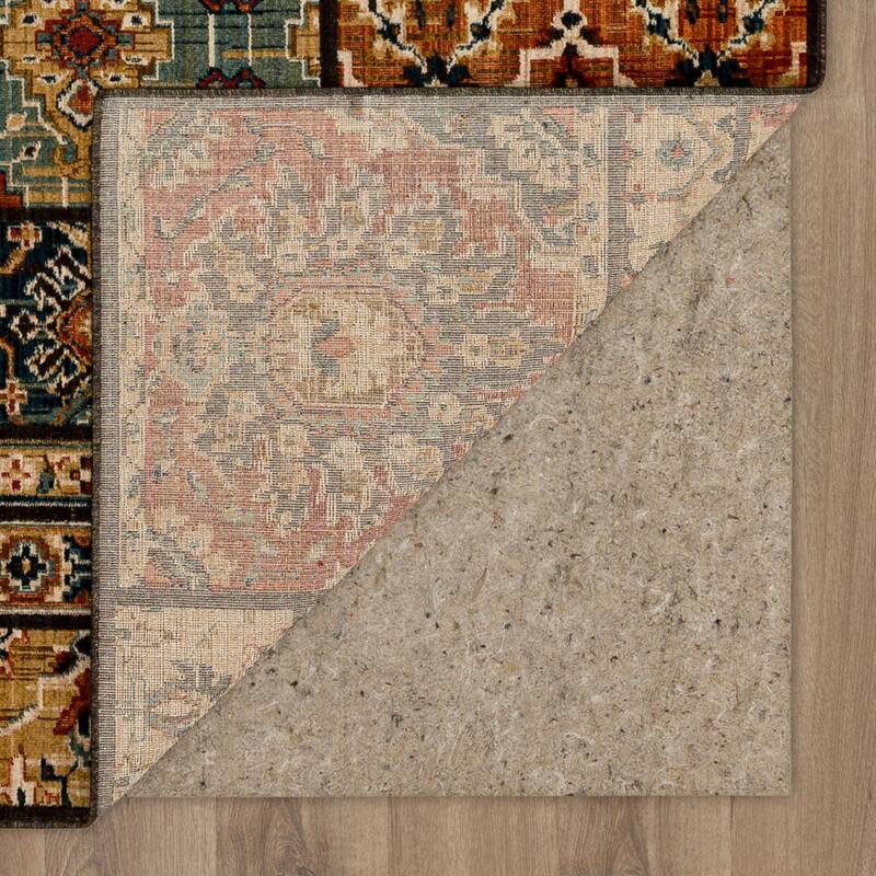 Mohawk Home Abbotts Lake Ornamental Patchwork Tile Area Rug