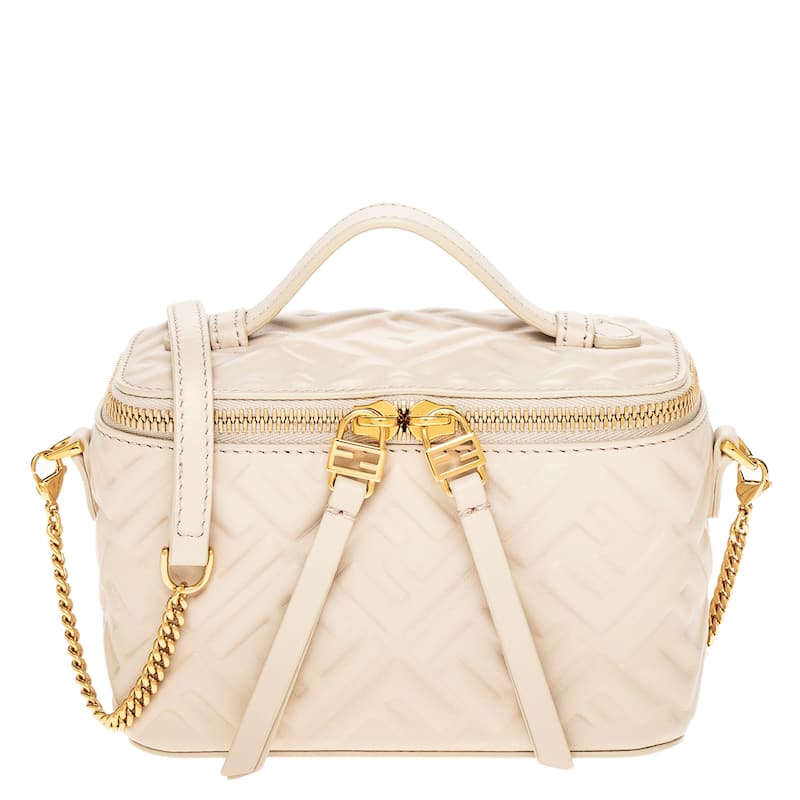 Fendi Vanity Mini Bag - Camelia White