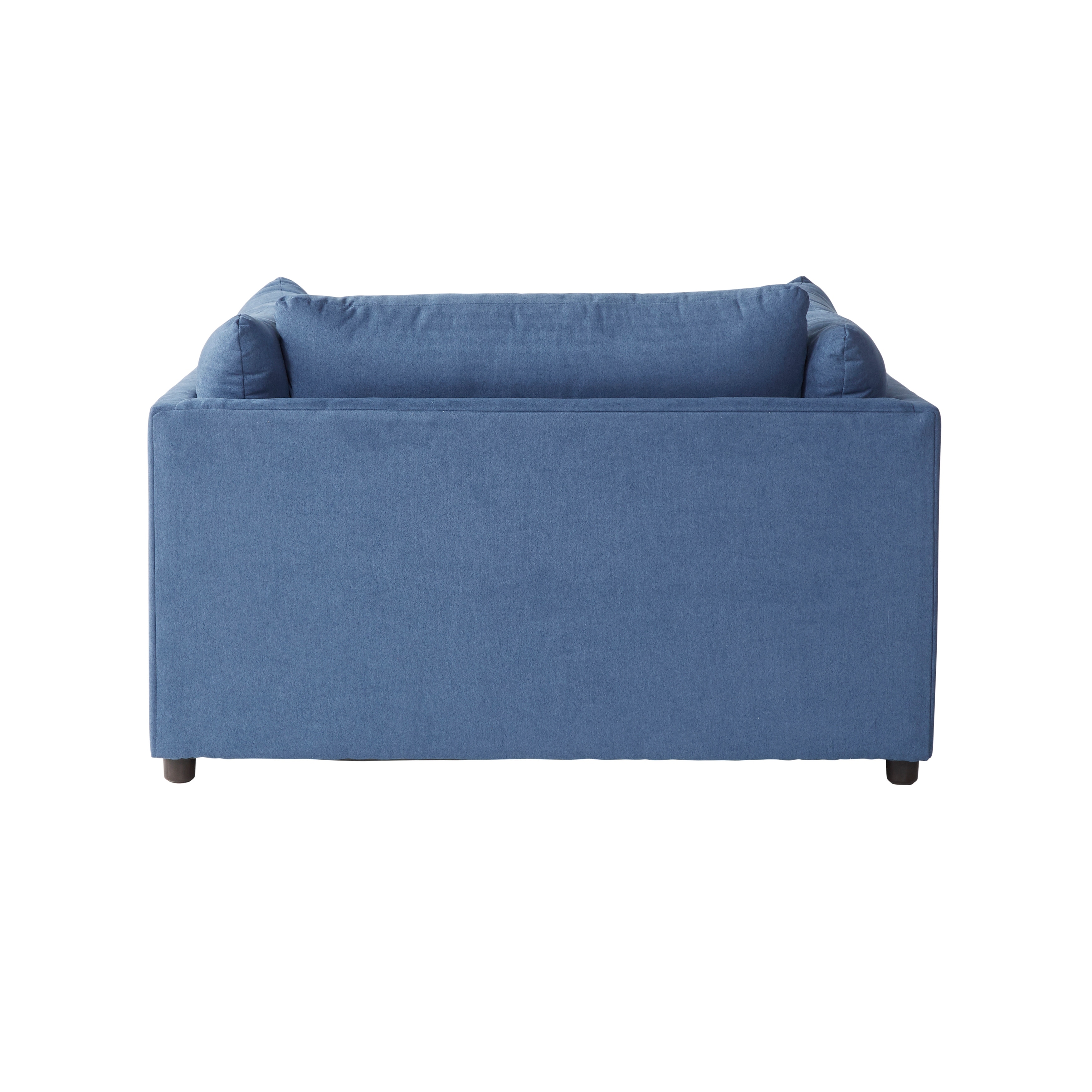 Roundhill Furniture Enda Oversized Living Room Pillow Back Cuddler Arm Chair