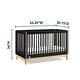 preview thumbnail 5 of 14, Oxford 6-in-1 Convertible Crib - Greenguard Gold Certified