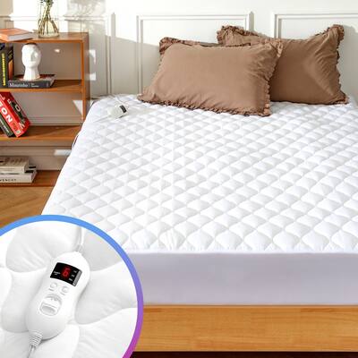 Quilted Electric Heated Mattress Pad