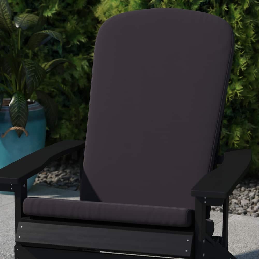 Set of 2 All-Weather High Back Adirondack Chair Cushions