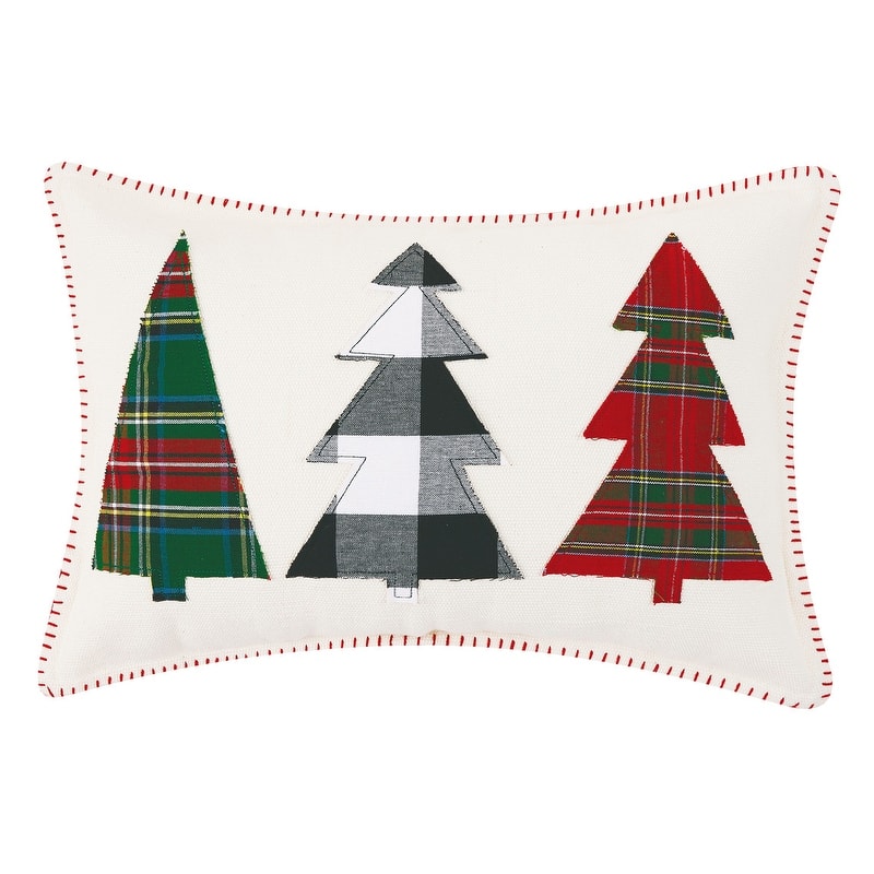 Christmas Tree Applique Pillow