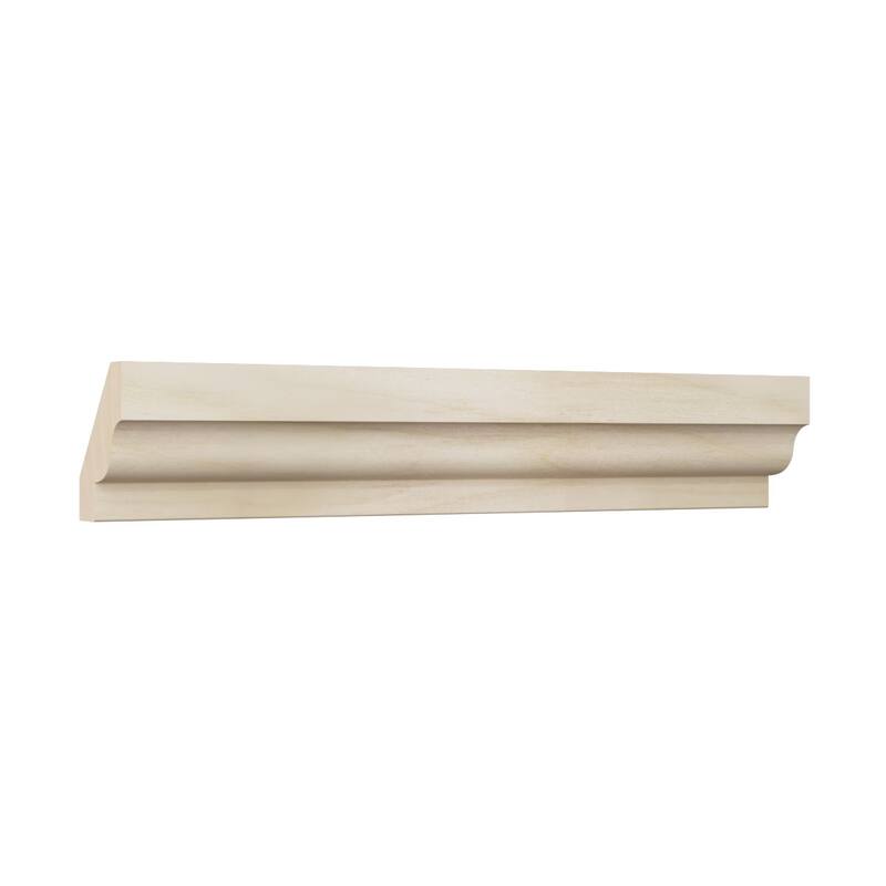 WM60: 1-2/5-in H x 1-in P x 1-3/4-in F x 96-in L Americraft Solid Hardwood Stain Grade Crown Moulding