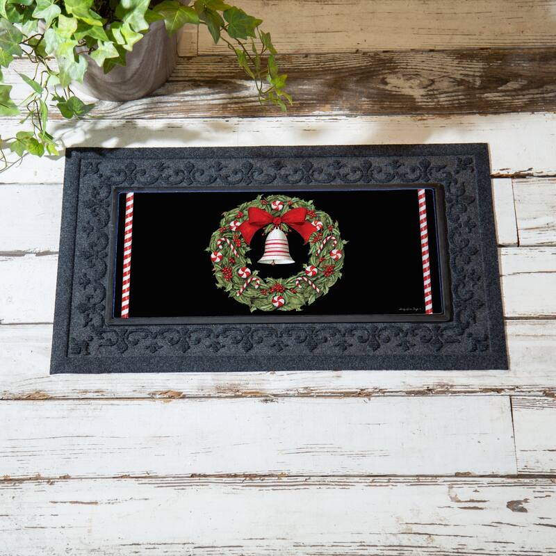 Christmas Bell and Wreath Sassafras Switch Mat