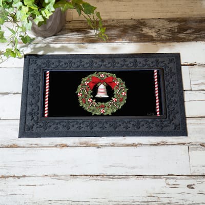 Christmas Bell and Wreath Sassafras Switch Mat