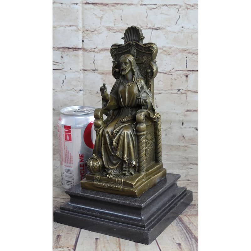 Valli Jesus Of Nazareth Christ Christianity Bronze Marble Sculpture Statue Decor