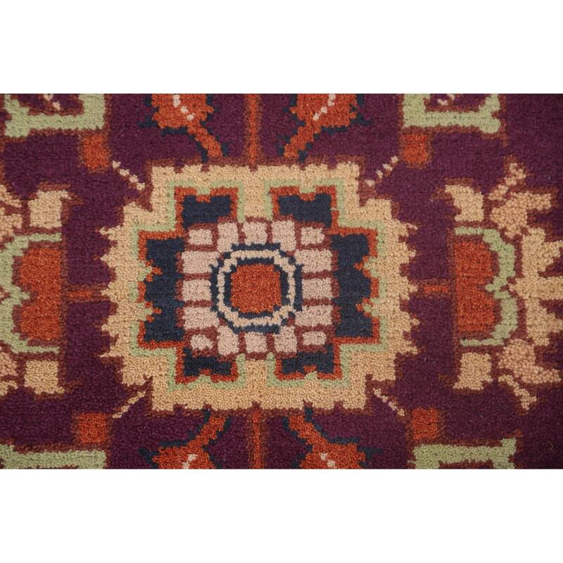 Oushak Oriental Foyer Rug Hand-Knotted Wool Carpet - 3'11" x 6'0"