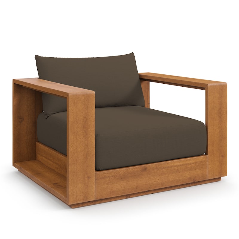 Tahoe Outdoor Patio Acacia Wood Chair