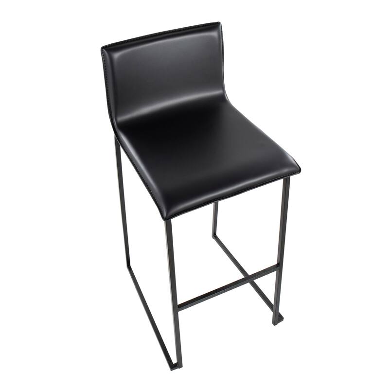 Silver Orchid Mara Upholstered Bar Stool - Set of 2