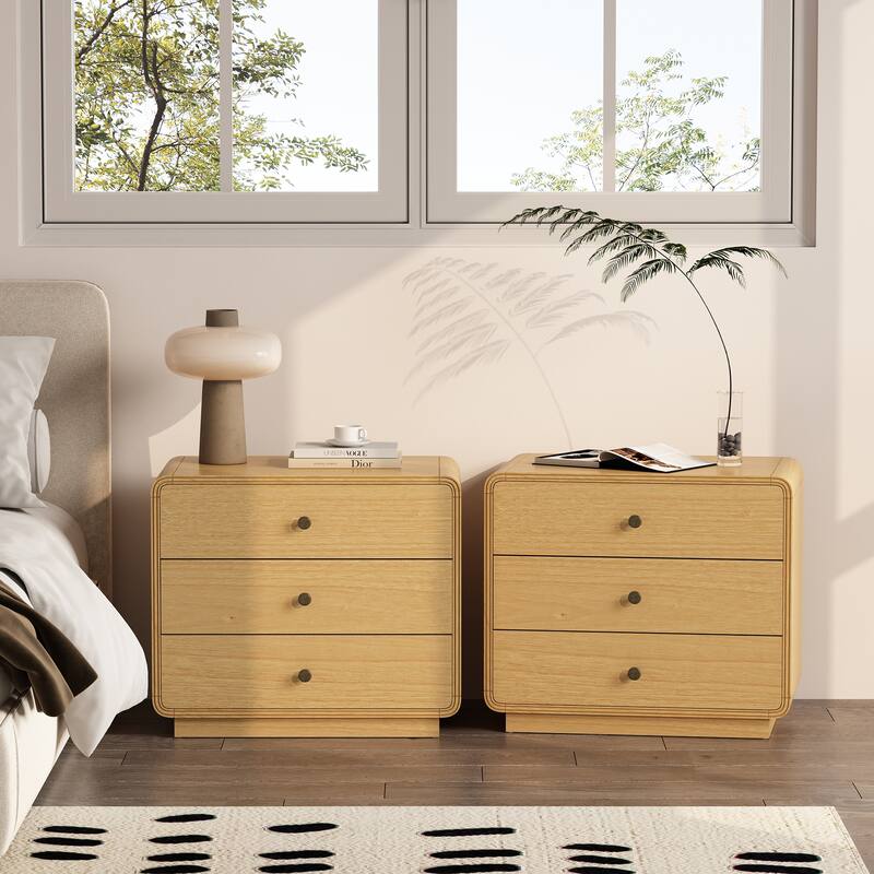 Manhattan Comfort Liora 28 Inch Nightstand