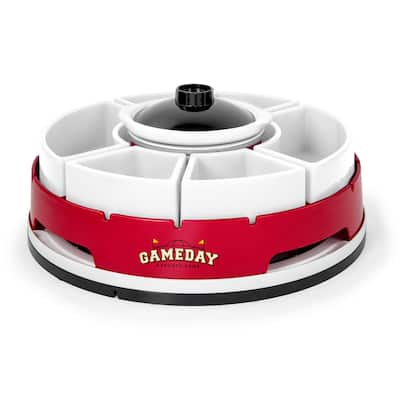 Game Day Lazy Susan Appetizer Server