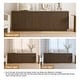 preview thumbnail 22 of 71, Wave Textured Modern Sideboard Cabinet