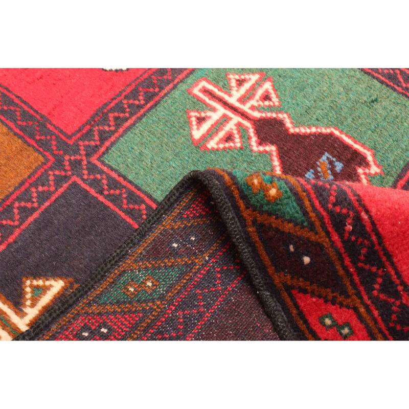 ECARPETGALLERY Hand-knotted Teimani Dark Navy Wool Rug - 2'11 x 4'6