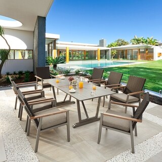 Patio Festival Thermal Transfer 9-Piece Outdoor Dining Set