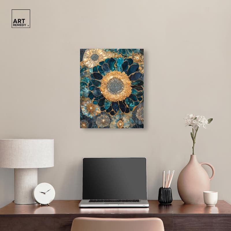 Opulent Geode II Canvas by Art Remedy, Gallery Wrapped