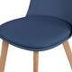 preview thumbnail 87 of 136, Modern Plastic and Wood Dining Chairs (Set of 2)