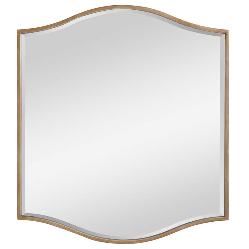 Arch Crowned Top Framed Wall Mirror - 40.75"