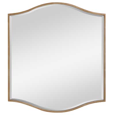 Arch Crowned Top Framed Wall Mirror - 40.75"