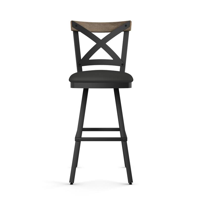 Amisco Snyder Swivel Counter and Bar Stool
