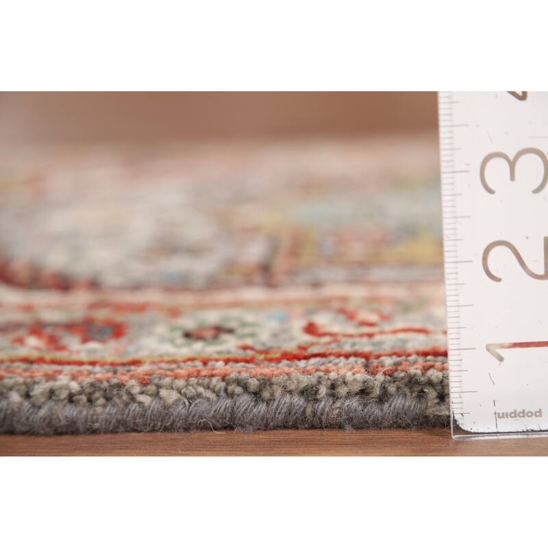 Gray Heriz Serapi Indian Foyer Rug Handmade Wool Carpet - 2'0" x 3'0"